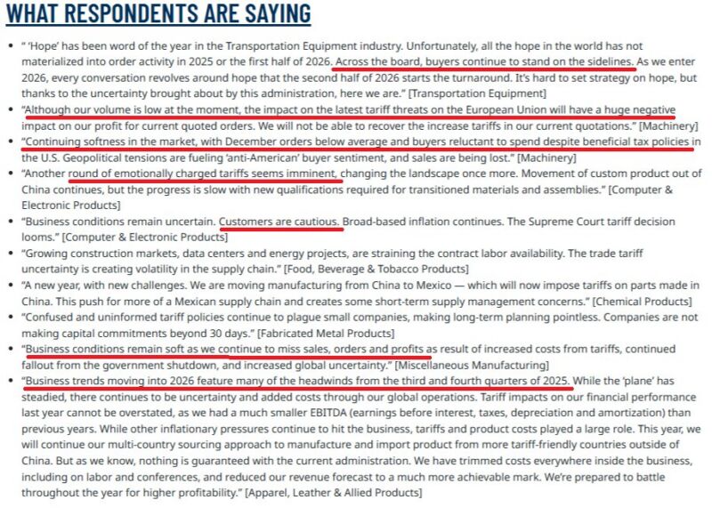 Image for the Tweet beginning: Respondent commentary was not as